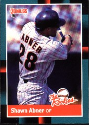 1988 Donruss Rookies Baseball Cards    005      Shawn Abner